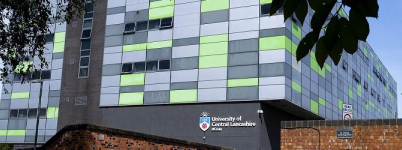 UCLan campus building exterior